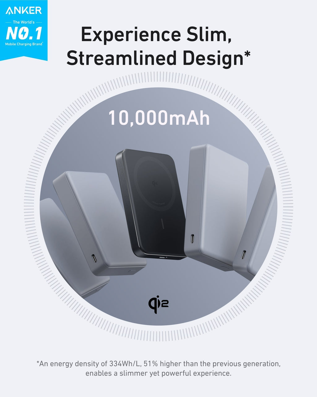 Orbit Magnetic Power Bank (10K, Slim)