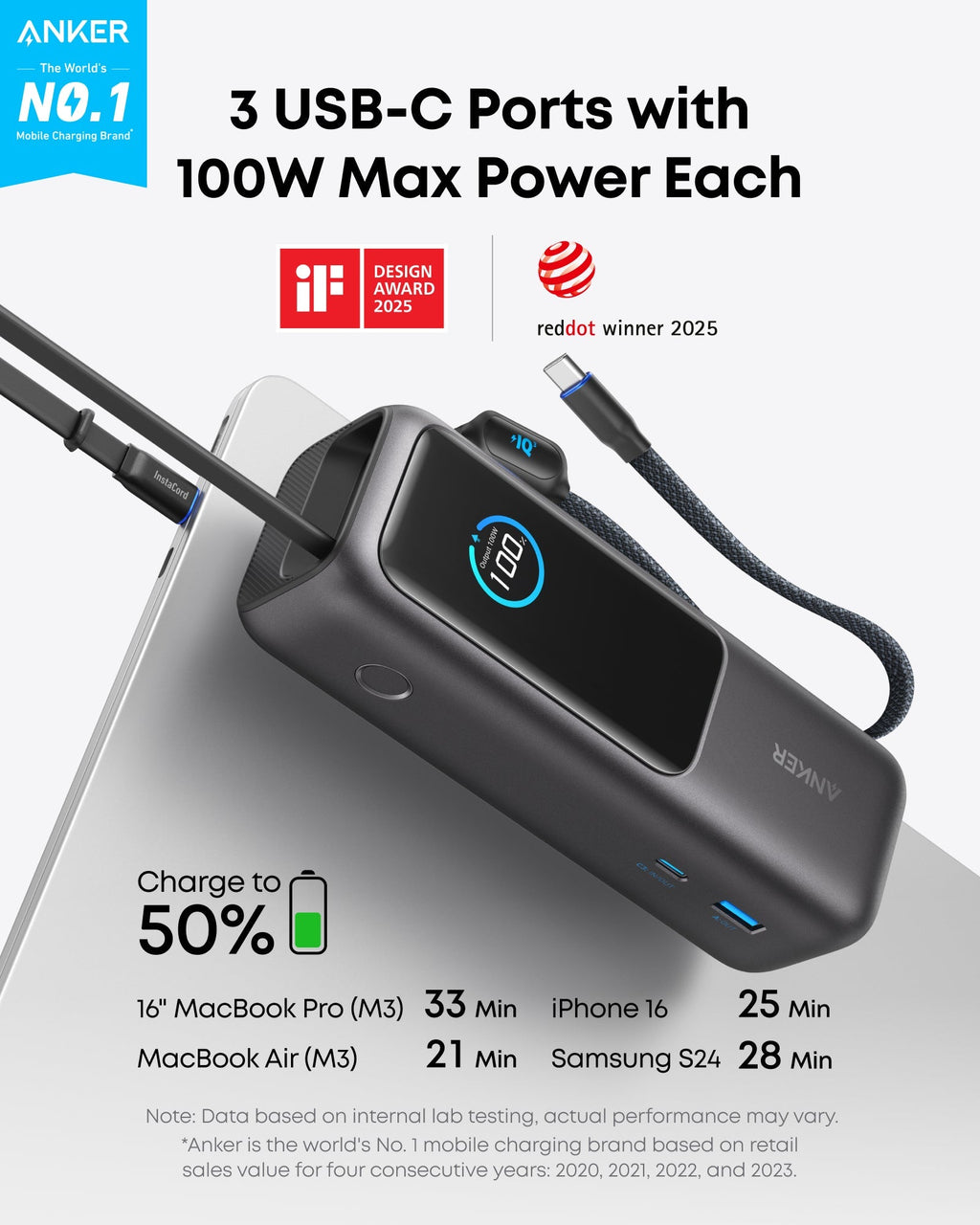 Voyager Laptop Power Bank & Charger Bundle