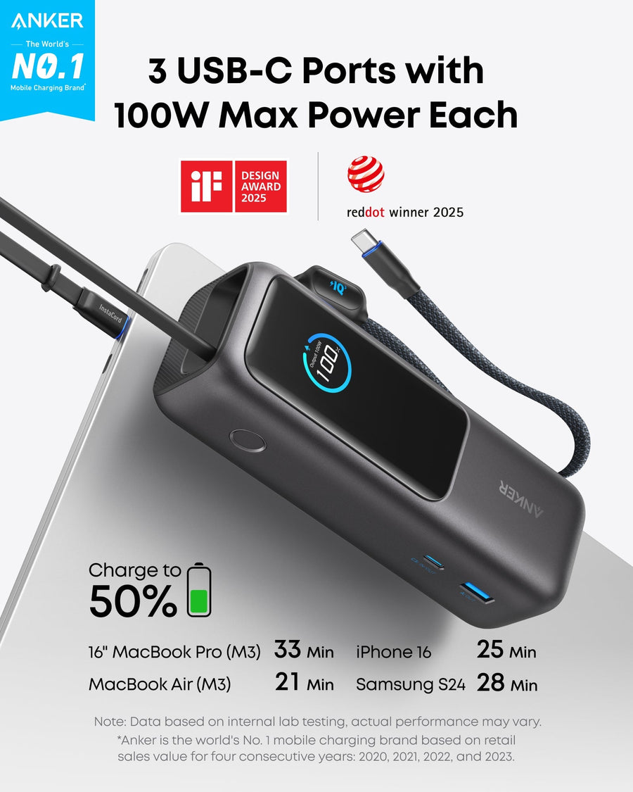 Voyager Laptop Power Bank & Charger Bundle