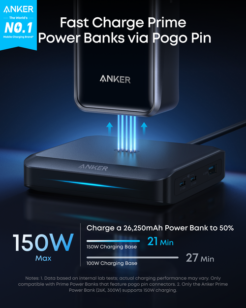 Apex Charging Base (150W, 3 Ports)