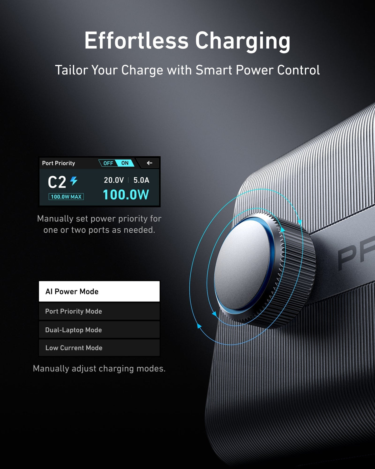 Apex GaN Desktop Charger (250W, 6 Ports)