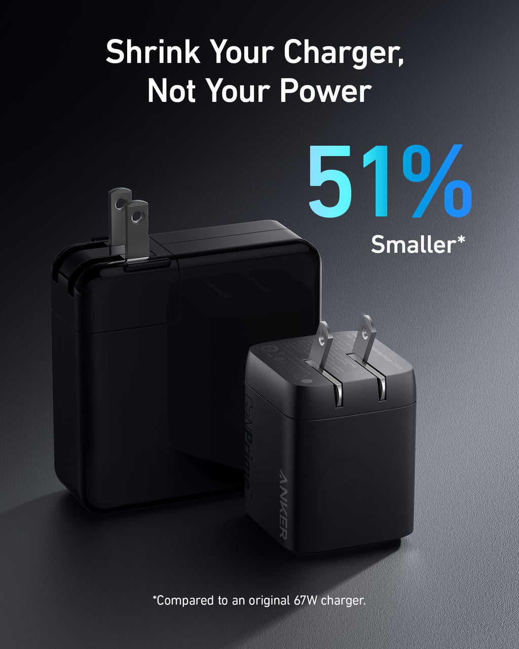 Apex GaN Wall Charger (67W, 3 Ports)