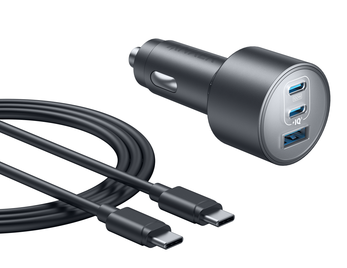 Nova Car Charger (167.5W, 3 Ports)