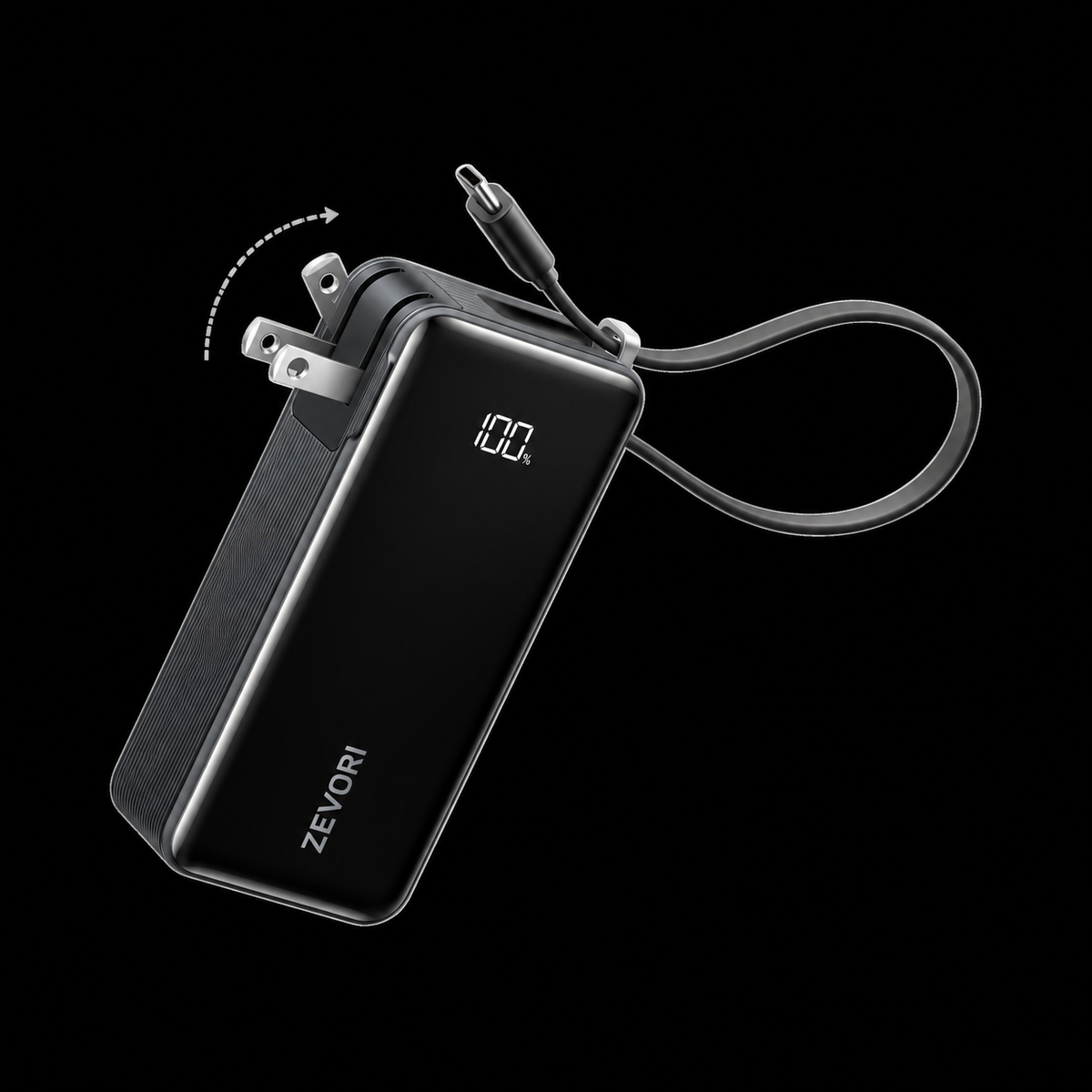 Fuse Power Bank (10K, Built-In Cable)