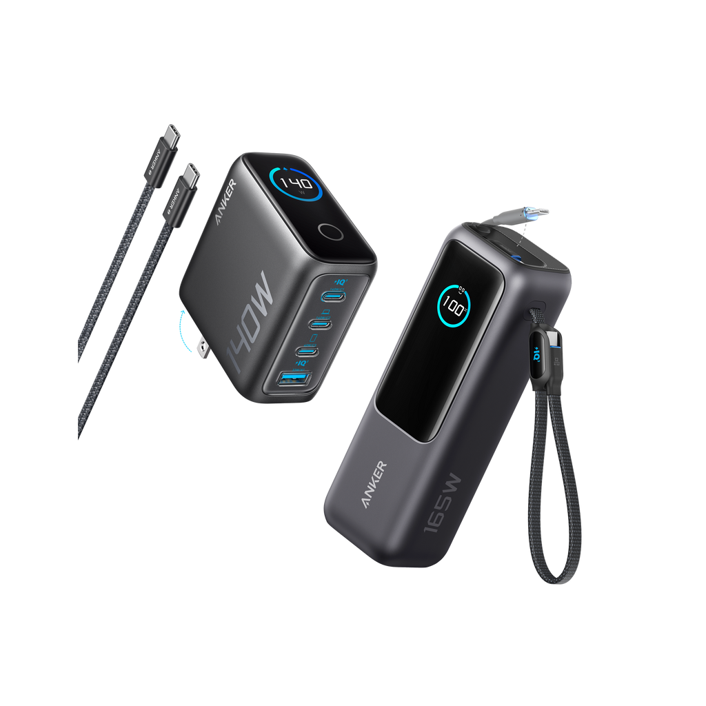 Voyager Laptop Power Bank & Charger Bundle